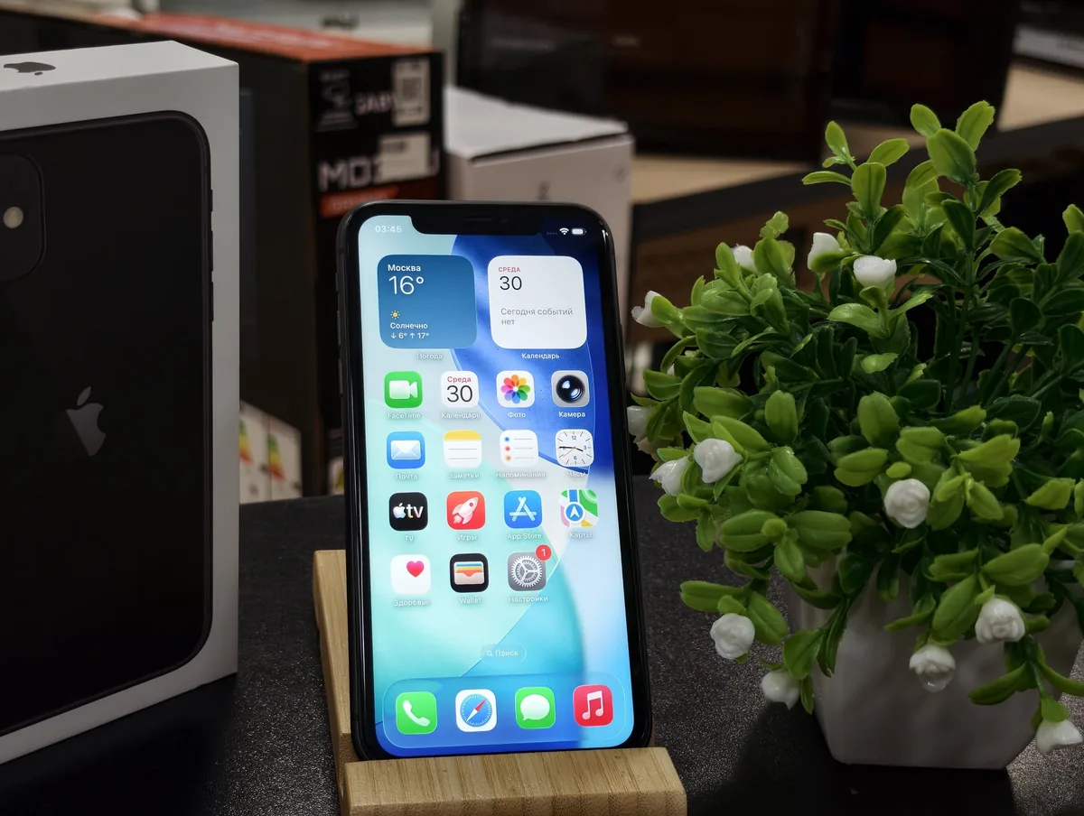 iPhone 11 64 ГБ, 77% - фото 1