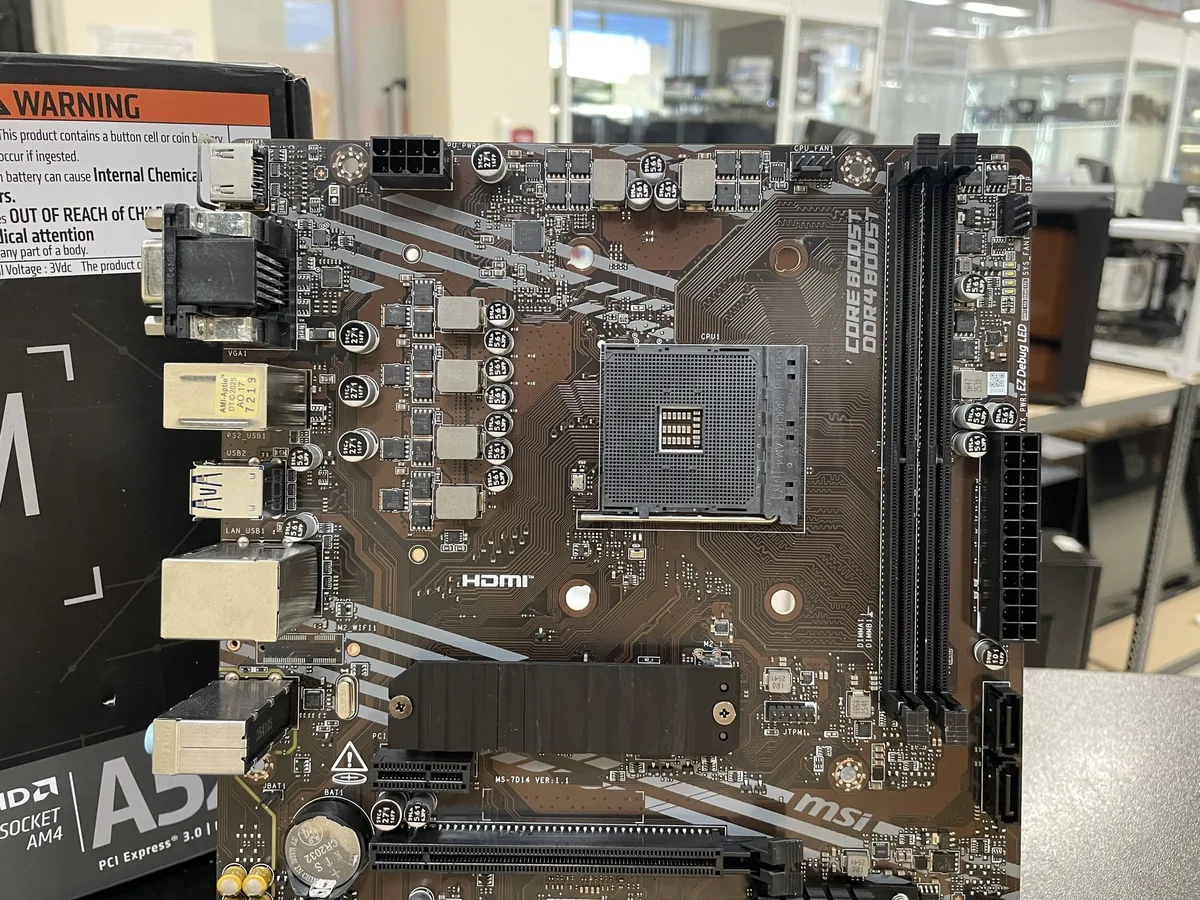 Материнская плата MSI A520M PRO - фото 2