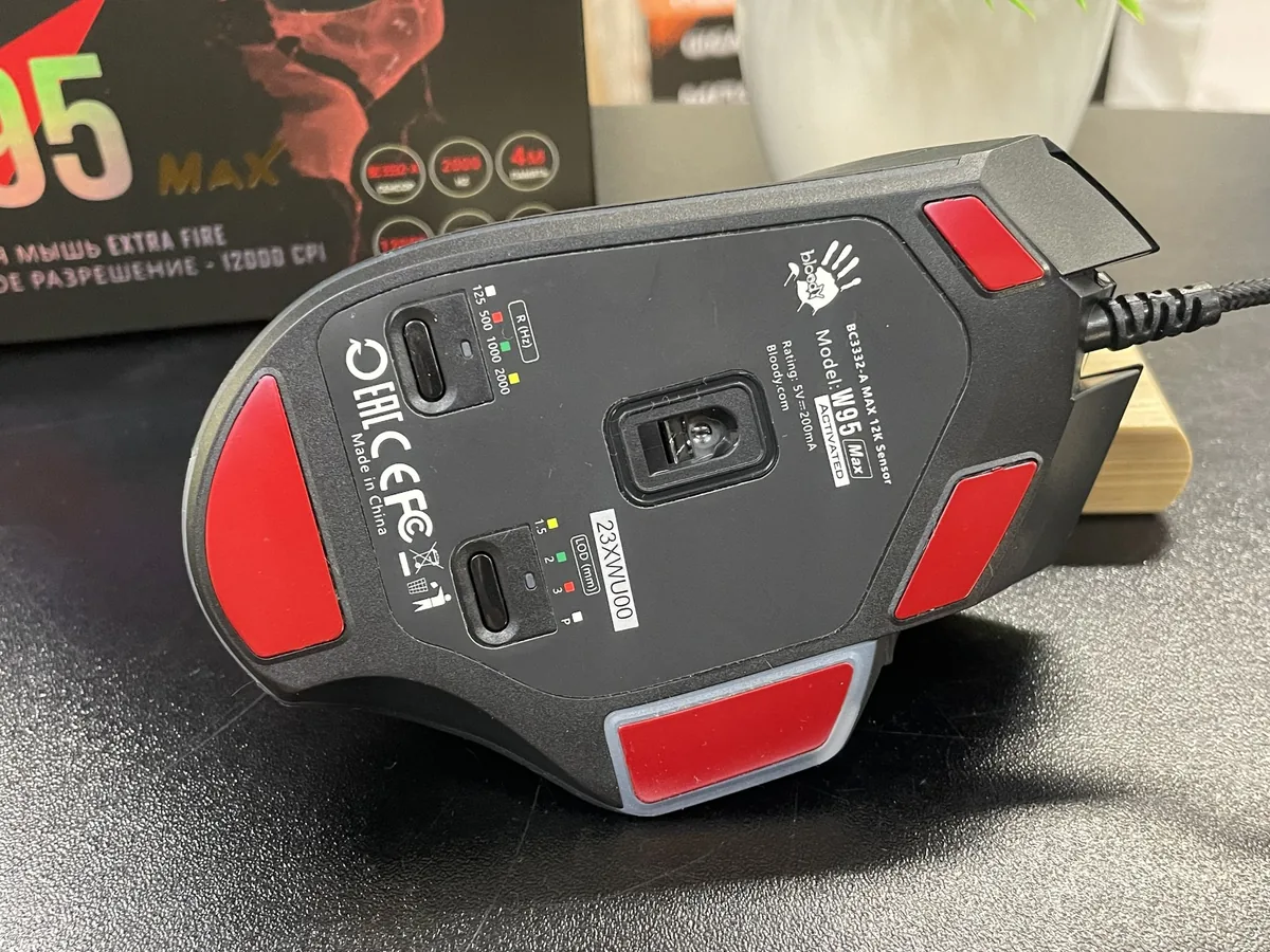 Мышь проводная A4Tech Bloody W95 Max - фото 4