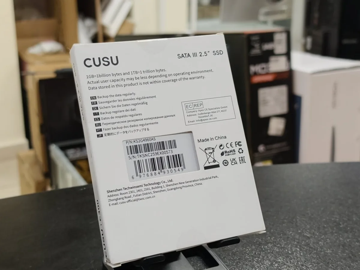 CUSU 960 ГБ SATA SSD (новый) - фото 2