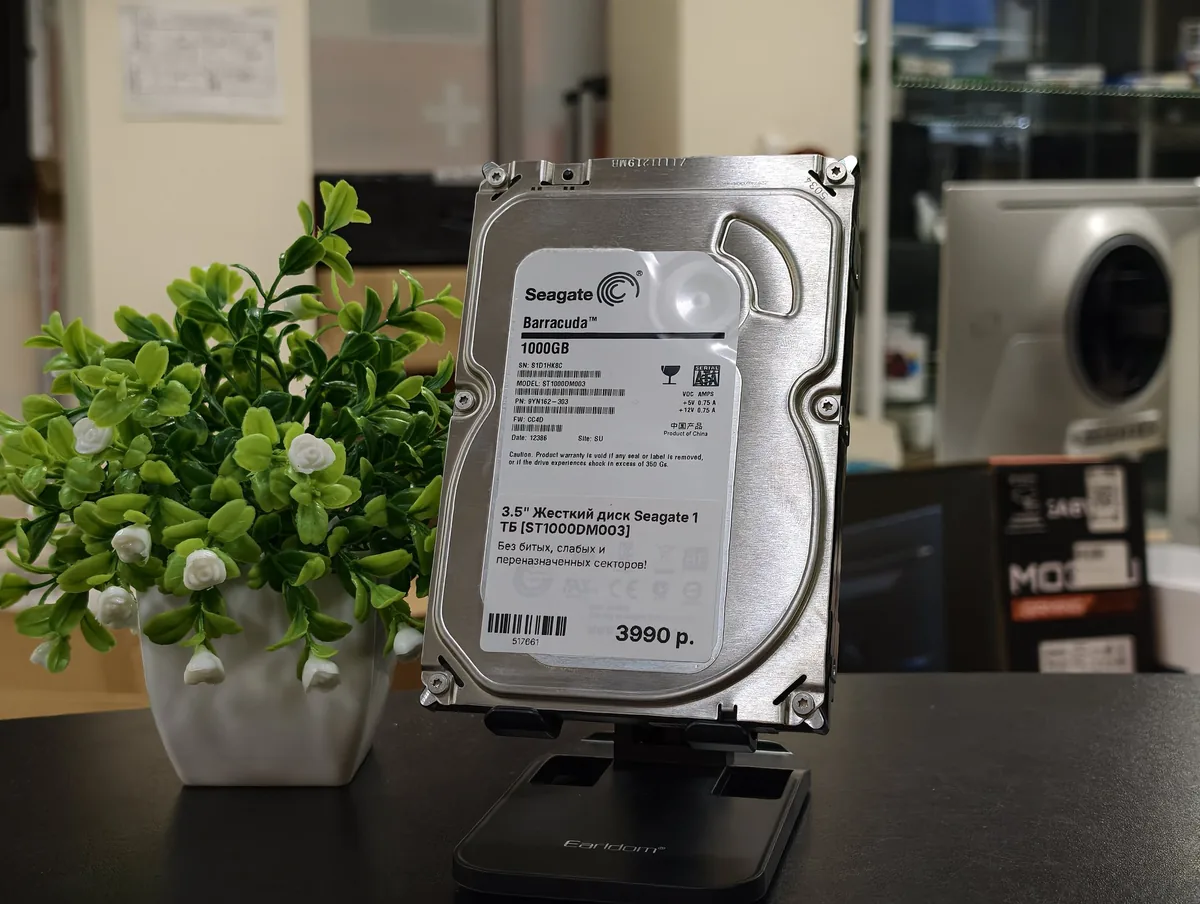 3.5″ Жесткий диск Seagate 1 ТБ [ST1000DM003] - фото 1
