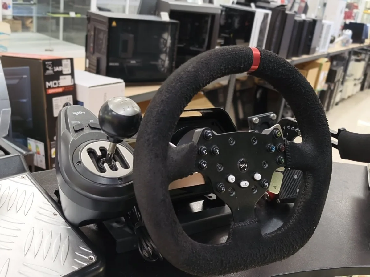 Руль PXN V10 + Ручник - фото 3