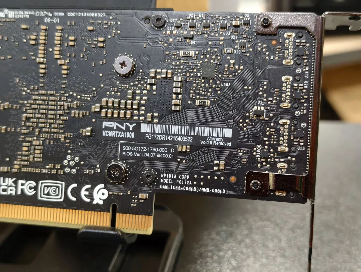 PNY nVidia RTX A1000 8 ГБ - фото 4