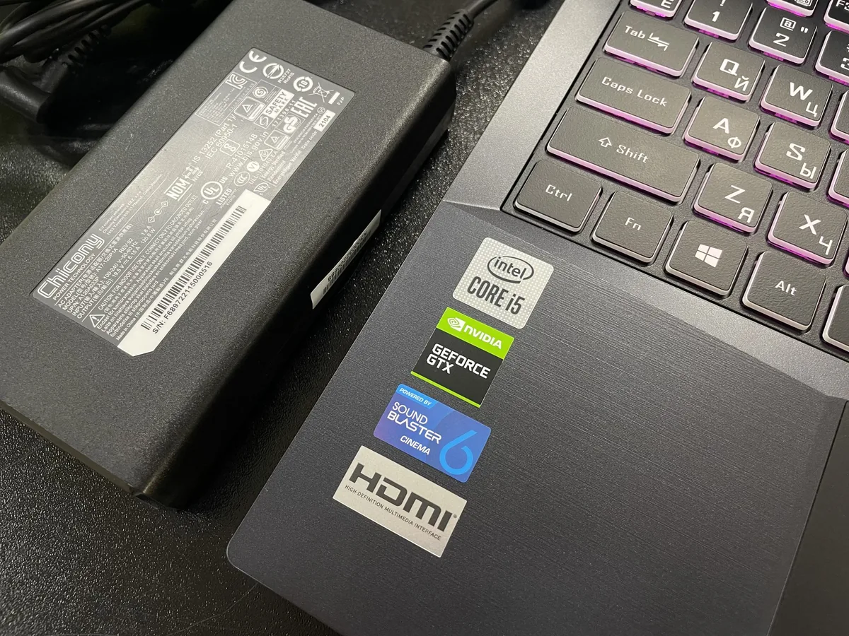 15.6″ Ноутбук Hasee (Z7M-CU5NB) i5-10300H / GTX 1650 4 ГБ - фото 4