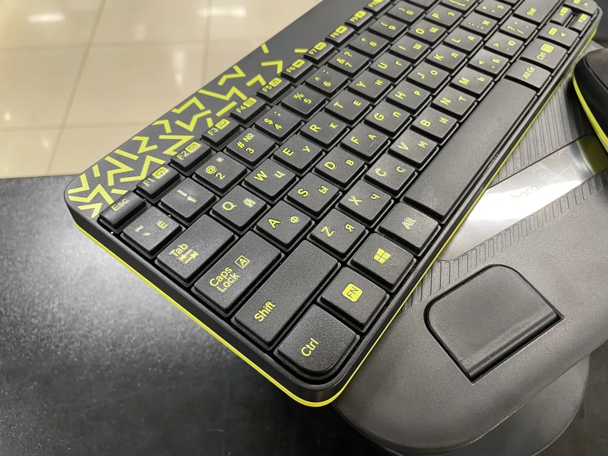 Клавиатура+мышь беспроводная Logitech MK240 Nano - фото 2