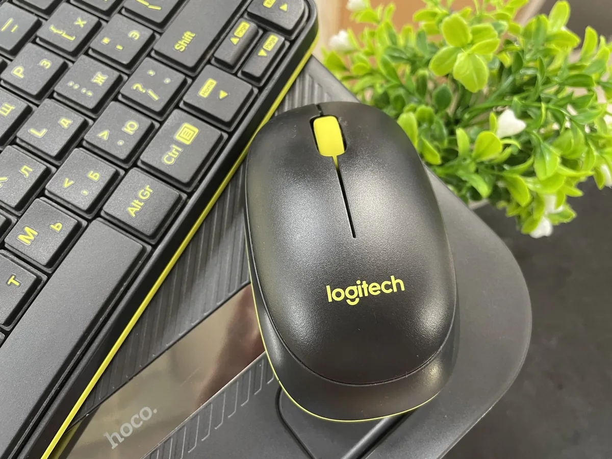 Клавиатура+мышь беспроводная Logitech MK240 Nano - фото 3