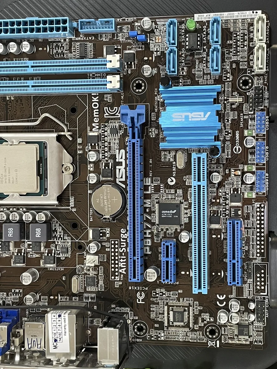 ASUS P8H77-M LE (LGA1155) + i3-3220 - фото 3