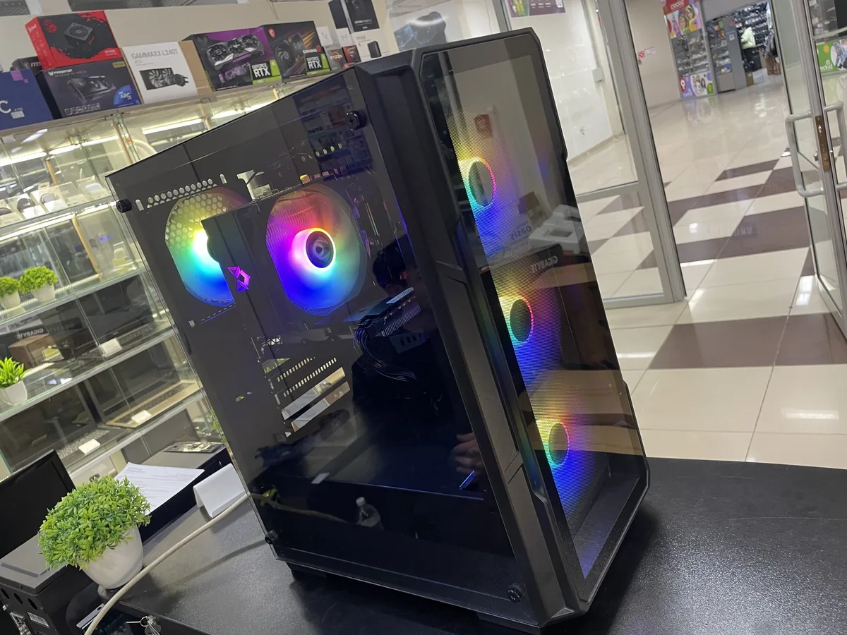 Игровой компьютер E5-2680v4 / RX 580 8 ГБ / 32 ГБ - фото 1