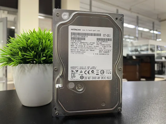 3.5" Жесткий диск Hitachi 500 Гб - б/у техника в Нижнекамске